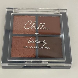 Chella Vela Beauty Hello Beautiful BLUSHING ROSE Eyeshadow Palette 0.13 oz Quad - Picture 1 of 3