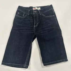 Levi's Women's 505 Denim 12 REG Shorts Solid Black Summer Casual Size 26 - Picture 1 of 5