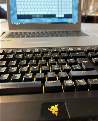 Razer Blackwidow Chroma RZ03-0122 Gaming Mechanical Keyboard, ORANGE SWITCH - Image 1 of 4