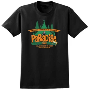 Paradise Park Carrry on Camping Inspired T-shirt - Retro 70s British Comedy Tee - Picture 1 of 3
