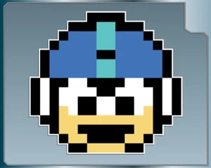 MEGA MAN Head Icon Sprite Vinyl Decal #1 Car Truck Laptop Sticker - Picture 1 of 1