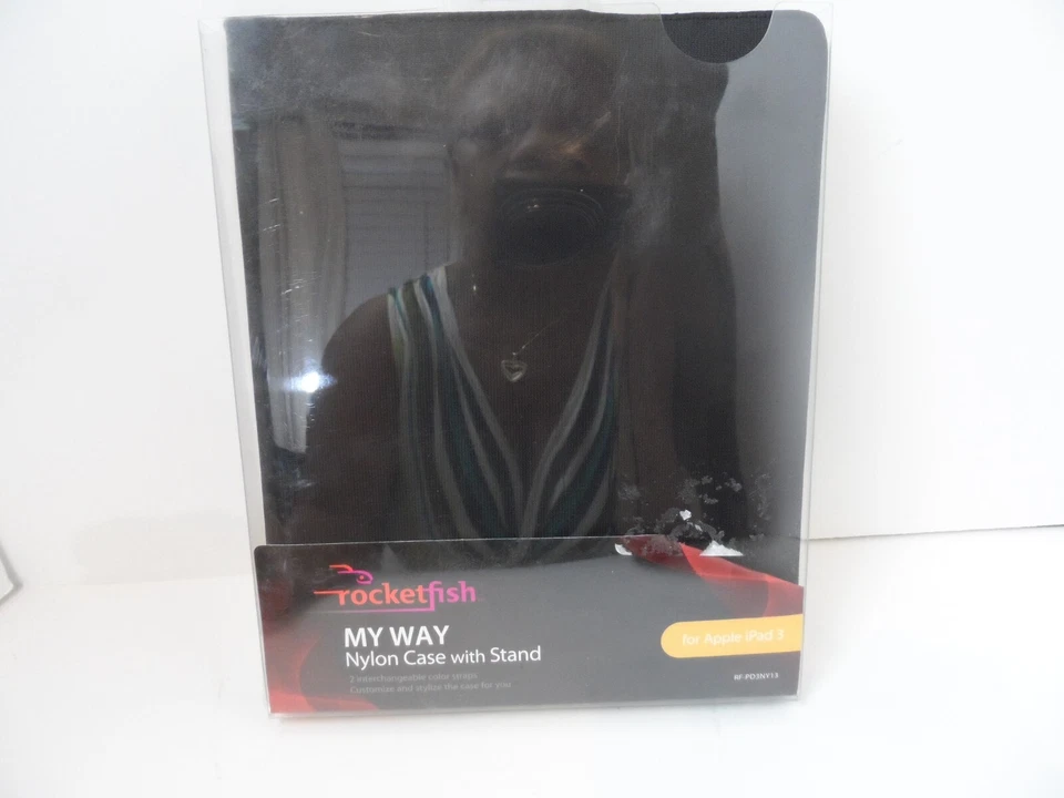 Rocketfish Black My Way Apple iPad 3 Nylon Case w/ Stand - NEW - Image 1 of 3