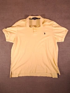 U.S Polo ASSN. Polo uomo gialla taglia XXL slim fit sensazione lusso - Foto 1 di 7