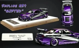 NISSAN Ryohe`s Skyline GT-R (R34) - purple - Error404 1:64 - Picture 1 of 6