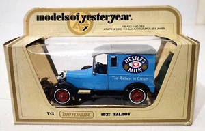 Matchbox Models of Yesteryear 1:35 Scale Y-5 1927 Talbot Nestle's Milk - Picture 1 of 3