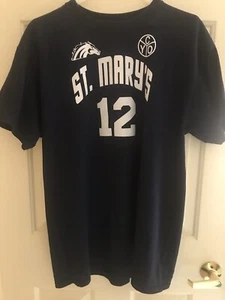 Camiseta Gildan Dry Blend St. Mary's School CYO Fútbol Mustangs Lg Serigrafía - Imagen 1 de 6