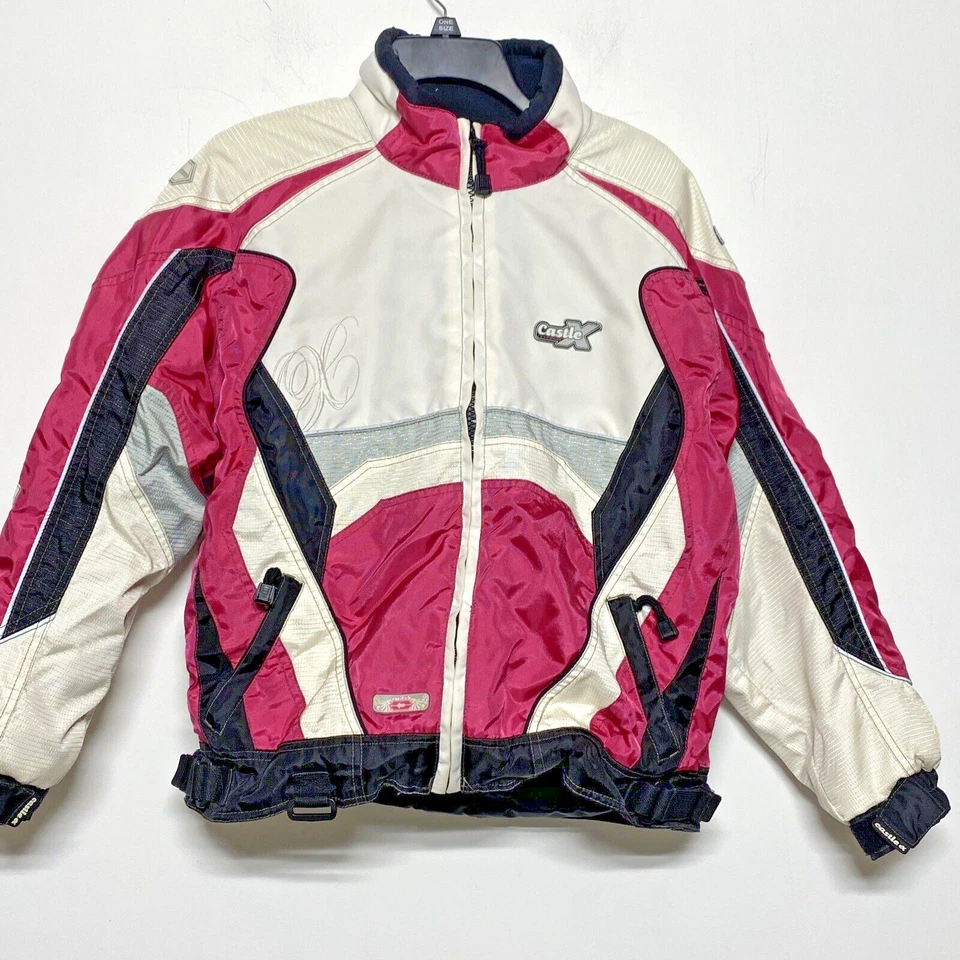 Abrigo Castle X Switch Racing Moto de Nieve Niñas Talla Grande Rosa Blanco Negro Foto 1 de 4
