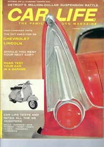 1958 Chevrolet, Lincoln, Scooters-Cushman, Vespa, more in vintage Car Life - Imagen 1 de 2