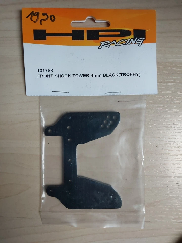 HPI Dämpferbrücke vorne 4mm schwarz für Trophy Buggy 3.5 / Flux 101788 - Bild 1 von 1
