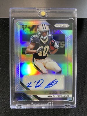 2018 Panini Prizm Rookie Autographs Prizms Silver #27 Tre'Quan Smith RC AUTO - Image 1 of 3