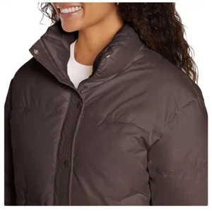 Giacca donna Express puffer taglia media colore marrone nuova con etichetta! - Foto 1 di 7