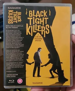 BLACK TIGHT KILLERS 1974 BLU-RAY + BOOKLET RADIANCE LIMITED OOP REGION A/B - Picture 1 of 5