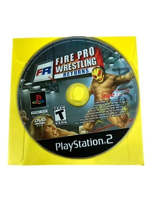 Sony PlayStation 2 PS2 Диск Только ПРОТЕСТИРОВАН Fire Pro Wrestling Returns - Изображение 1 из 2