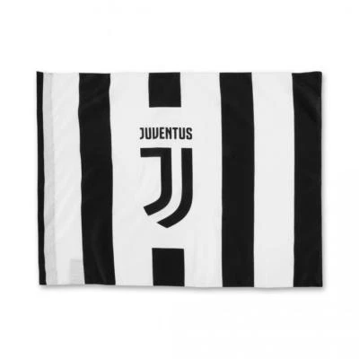 MARKENLOS Fahne ca.70 x 40 cm gestreift Juventus Turin Fussball FanartikelItalien Serie A