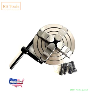 New Lathe Chuck  4 Jaw 100mm Independent Chuck Manual Type Metal Chuck 4 Jaw - Picture 1 of 20