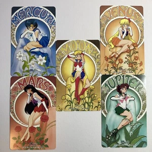 Juego de 5 tarjetas telefónicas japonesas vintage Sailor Moon - Imagen 1 de 6