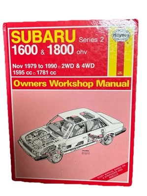 Haynes Subaru 1600 1800 - Immagine 1 di 3