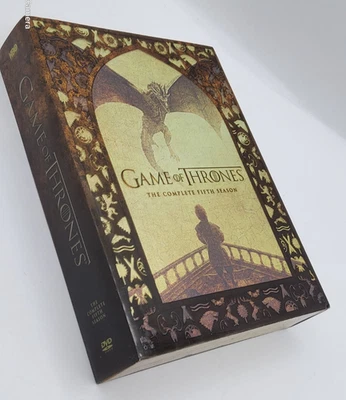 Game of Thrones Season 5 Deluxe DVD Box Set HBO Fantasy Epic Complete Series - Image 1 of 4