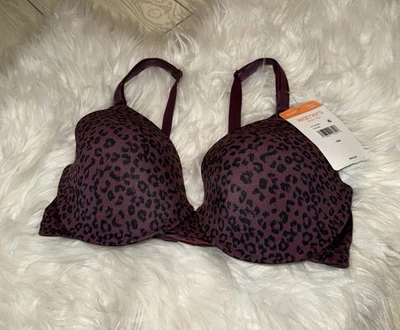 Camiseta Warners 01593 This Is Not A Bra Cobertura Completa UW Mujer 36B Púrpura Nueva Foto 1 de 4