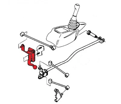 Mécanisme de Sélection de Vitesse Pour Citroën Saxo Peugeot 106 AX 2449.65 - Photo 1/4