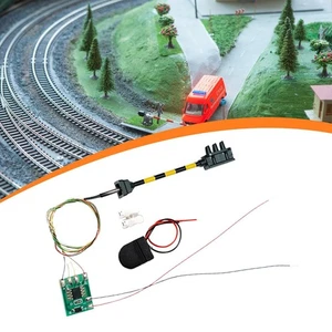 Model Railroad Train Signal HO Scale Lamp Train Crossing Signal for Building - Picture 1 of 18