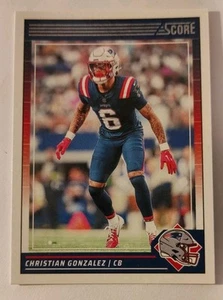 Trading Card Football NFL Christian Gonzalez New England Patriots 2024 Panini - Bild 1 von 2