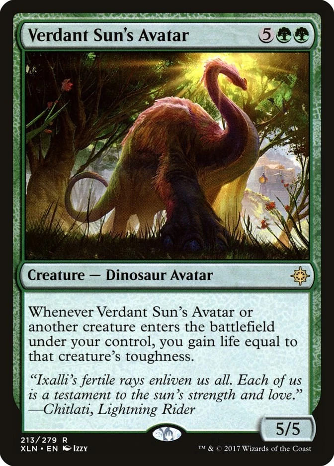Verdant Sun's Avatar 213 LP Normal Ixalan MTG EN - Image 1 of 1