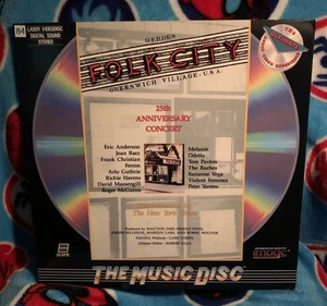 FOLK CITY (Laserdisc) VIOLENT FEMMES Joan Baez ROGER MCGUINN Odetta MUSIC DISC! - Picture 1 of 2