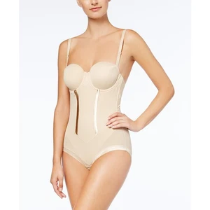 Maidenform Firm Tummy-Control Easy Up Strapless Bodysuit Beige 1256 NWT 36C - Picture 1 of 10
