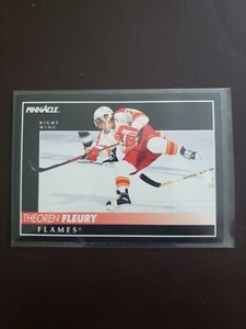 1992-93 Theoren Fleury Pinnacle Hockey Calgary Flames