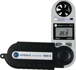 Ambient Weather WM-5 Handheld Weather Meter w/Windspeed, Temp & humidity - Picture 1 of 1
