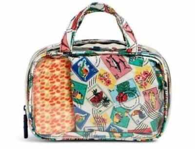 VERA BRADLEY 3 piezas mini juego de viaje ditty sellos cubanos - retirado nuevo con etiquetas Foto 1 de 4