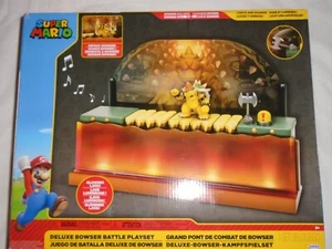 Super Mario Deluxe Bowser Battle Spielset mit Licht & Sound 2,5" Actionfigur - Bild 1 von 1