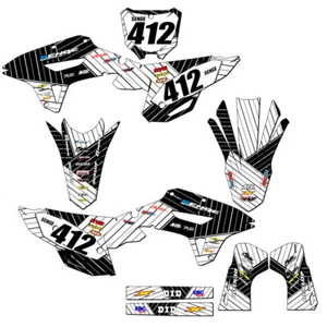 2021-2023 CRF 450 RX RACE SERIES White Senge Graphics Kit Compatible with Honda - Picture 1 of 10