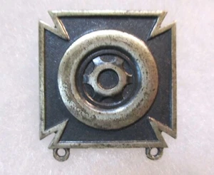 Vintage WWII Sterling Silver US Army Driver Iron Cross Pin - Picture 1 of 4