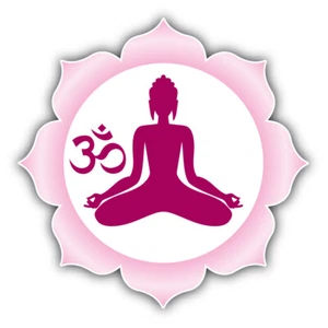 Buddha Lotus Label Auto Autoaufkleber Aufkleber - "GRÖSSEN" - Bild 1 von 1