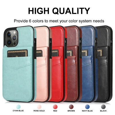For Samsung A11 A21 A51 A71 5G Luxury Leather Card Holder Wallet Back Phone Case - Image 1 of 4