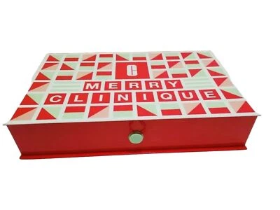 全新 2021 CLINIQUE Merry Christmas 礼品盒套装 8 全尺寸 面部 Faves $253 价值 — 第 1/3 张图片