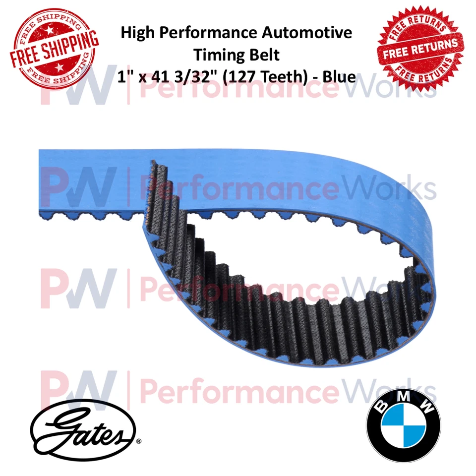 Gates RPM Timing Belt 127 Teeth Blue For BMW 325, 325E, 325I, 325IS, 325IX, 525I - Image 1 of 4