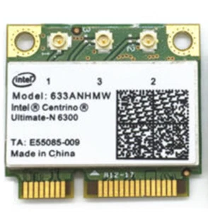 Intel Centrino Ultimate-N 6300 mini pci-e wireless Card 633ANHMW 802.11 A/B/G/N - Picture 1 of 3