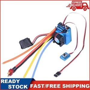 120A Racing Brushless Sensor Dust-Proof ESC Speed Controller for 1/8 1/10 RC Car - Photo 1 sur 12
