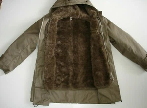 Euro PARKA Herren Herbst Winter Jacke Gr. 52 - 54 in Beige mit Kapuze NEU . - Bild 1 von 12