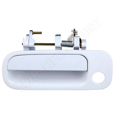 Exterior Front Left Driver FL Side Door Handle For 92-96 Toyota Camry White - Image 1 of 4