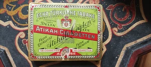 Alte Blechdose Zigaretten Atikah - Bild 1 von 3