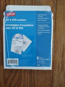 Staples CD & DVD Mailers - Picture 1 of 5