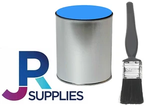 125ml STEAMY COOL BLUE BREMSSATTELLACK MOTORSTAHL HOCHTEMPERATUR + PINSEL *GLÄNZEND* - Bild 1 von 4