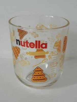 (3) VERRE GOBELET PUB CHOCOLAT " NUTELLA"   ADVERTISING DOSEUR TBE - Photo 1/3
