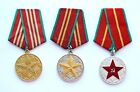 Original Russian Soviet Army 10 15 20 Years Excellent Impeccable Service Medal