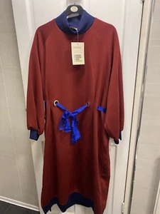 BNWT George x Roksanda Red Midi Jersey Dress Long Sleeve XL Size 20-22 - Picture 1 of 6