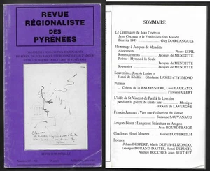 REVUE REGIONALISTE DES PYRENEES NR. 263 - 264 1989 - Bild 1 von 1